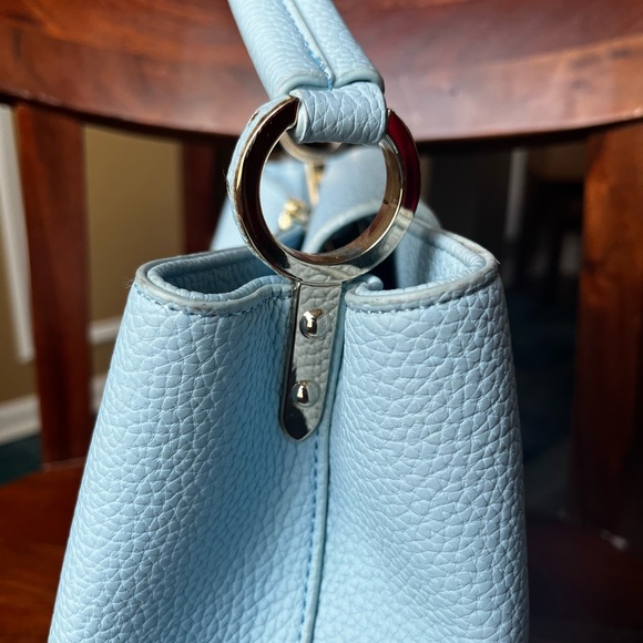 Louis Vuitton Baby Blue Capucines Baby Blue Bag - Picture 16 of 17